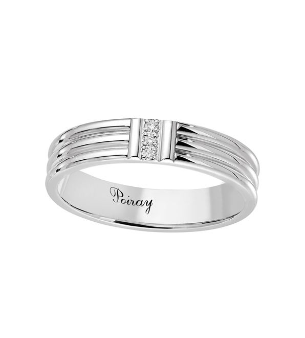 Anillo de Oro “White Diamond Crown Gold Ring”